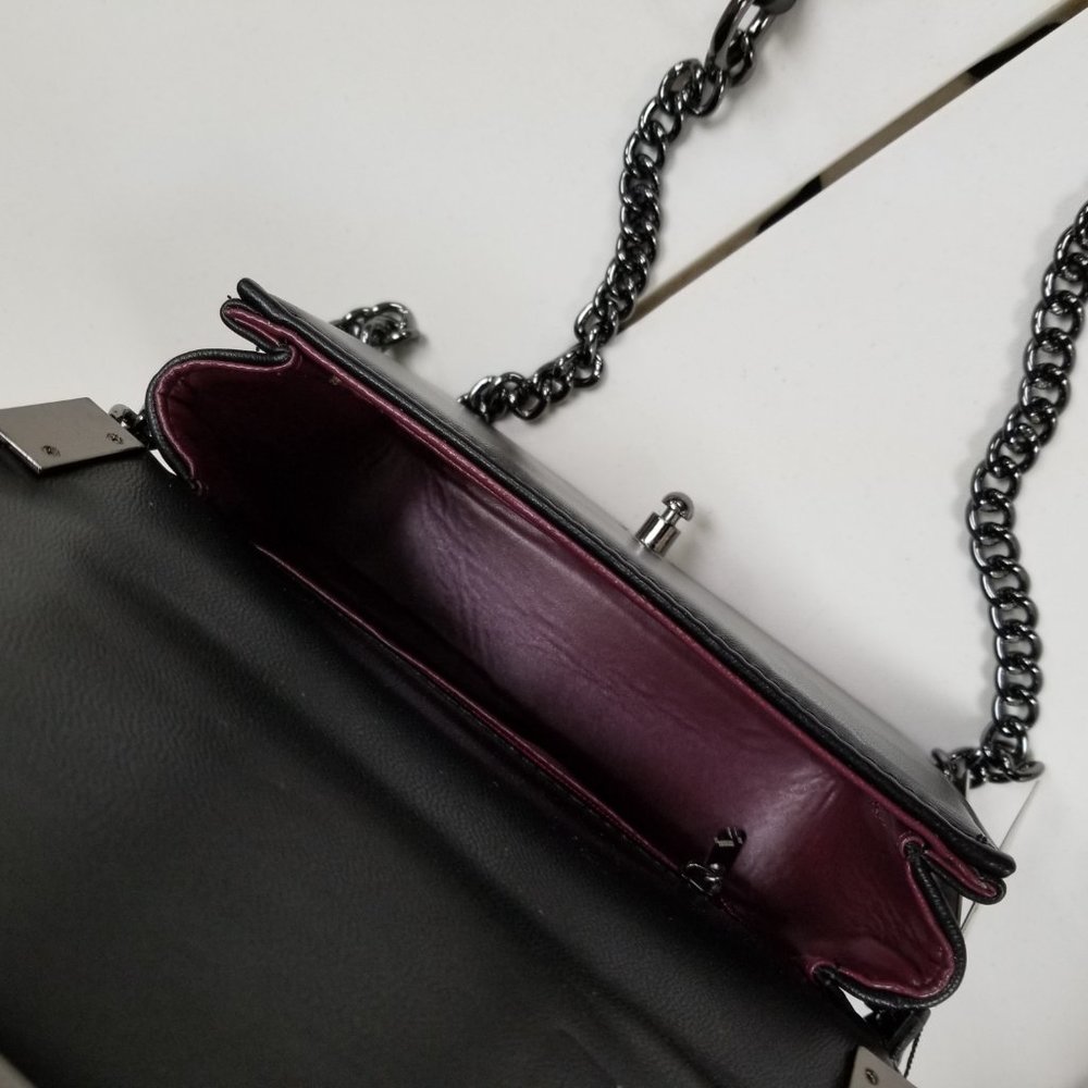 NWT Boy Flap Handbag w/ Rhinestones & Chain Strap - Picture 3 of 5